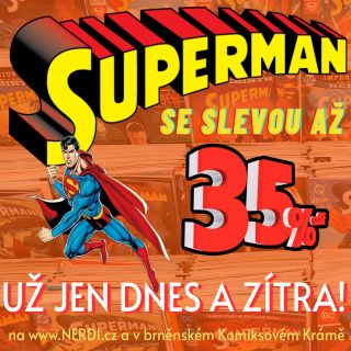 AKCE NA KOMIKSY se Supermanem a Justice League BUDE KONČIT❗ Nakupte si včas! 😉 Více na www.NERDI.cz ◀ #komiksovykram...