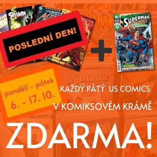 POSLEDNÍ DEN rozdáváme v Krámě originál US sešitovky ZADARA! 💥 Dojděte k nám ještě v pátek na kamennou prodejnu do...
